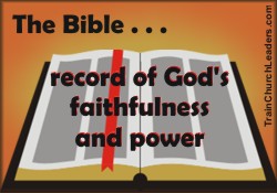 Leviticus, Numbers and Deuteronomy are a Record of God's Faithfulness and Power