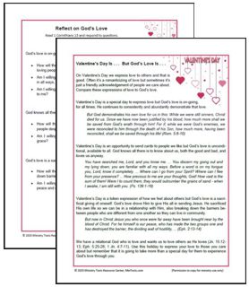Holiday Reflections for Valentine's Day