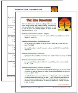 Easter Guide in the Holiday Reminders Discipleship Guides